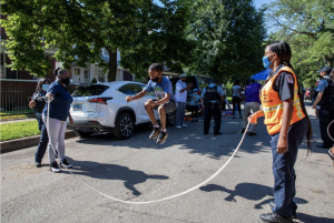 Photos from a mobile services event on July 24, 2020